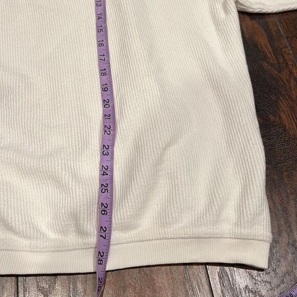 Vintage Walt Disney World White Mickey Sweater Sweatshirt Size XL Ribbed Texture - Picture 7 of 8